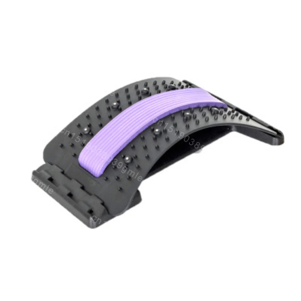 Adjustable Back Stretcher Lumbar Support Massager for Muscle Relief Massage Chairs Purple Tidesmit