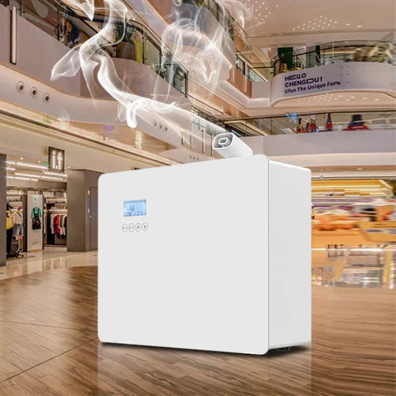 Smart Waterless Scent Diffuser Machine WiFi Bluetooth App Control Aroma Essential Oil Diffuser for Home Hotel Office Large Room