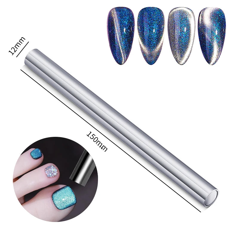Magnetic Cat Eye Gel Nail Polish – Reflective UV Soak Off Kit Permanent Makeup Machines Magnetic Stick 04 Tidesmit