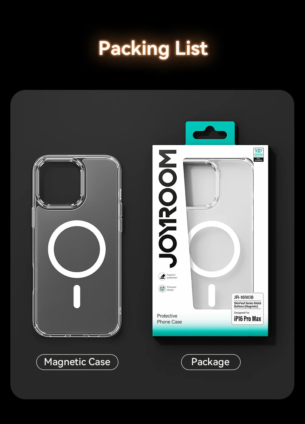 iPhone 17 Pro Max Magnetic Case | Shock-Absorbing Frosted Matte Cover Tidesmit