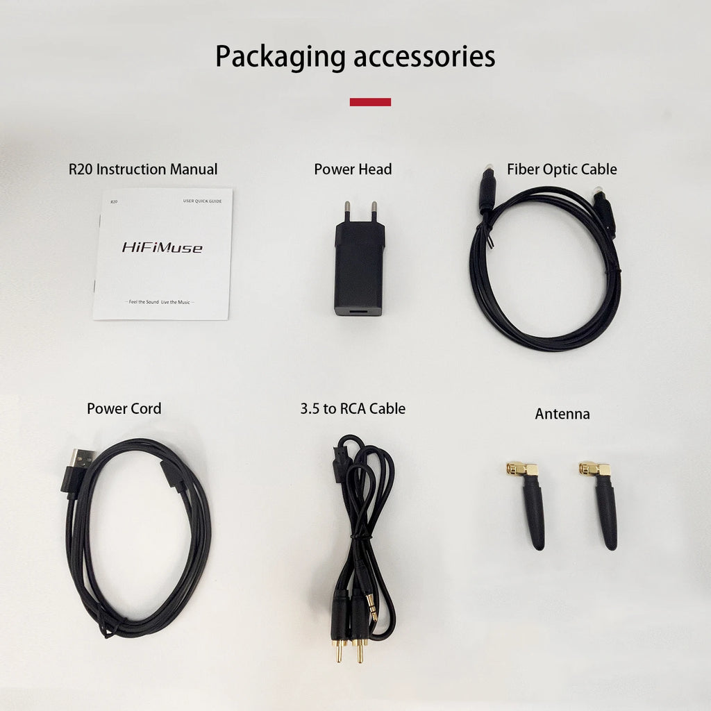 Tidesmit R20 Wireless Audio Streamer HDMI WiFi Bluetooth Adapter Tidesmit