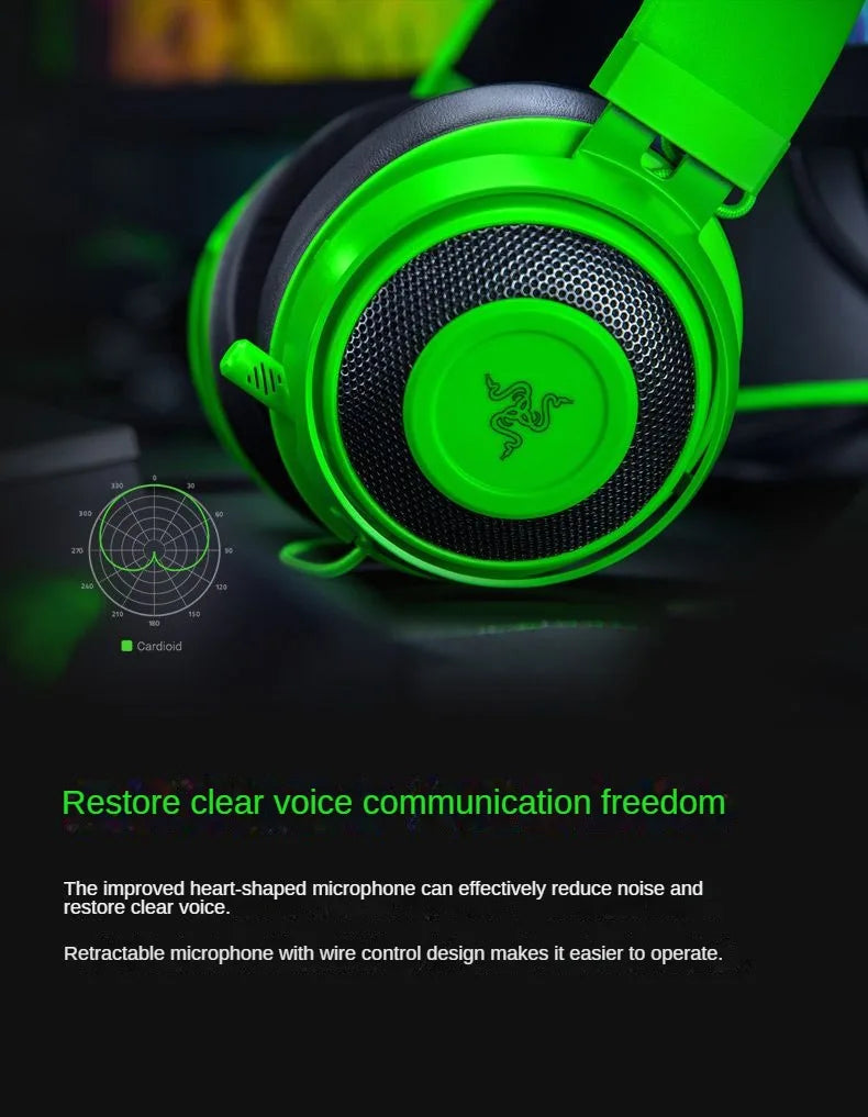 Tidesmit Wired Gaming Headset with Mic - Low Latency Over-Ear Comfort Tidesmit
