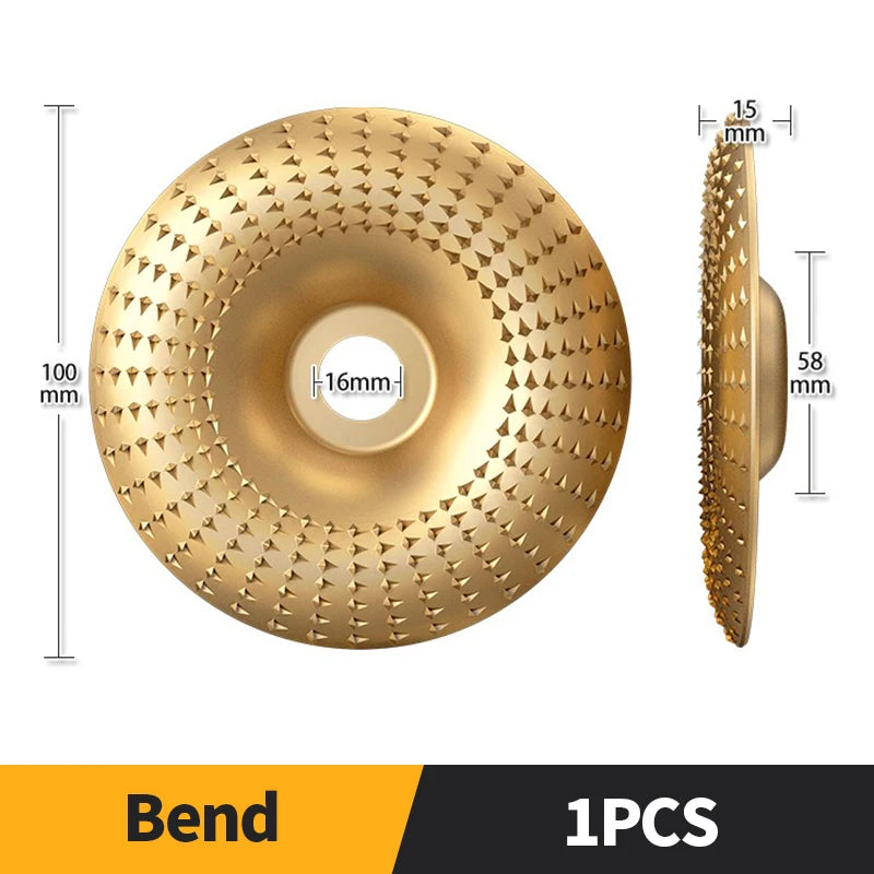 Woodworking Carving Wheel Polishing Wheel Versatile Sanding Disc Wood Shaping Tool Abrasive Disc Grinder Inner Diameter 3pcs