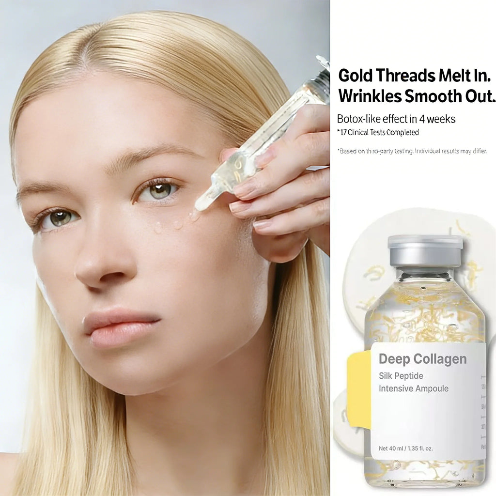 Tidesmit Collagen Peptide Anti-Aging Ampoule and Silk Protein Serum for skin tightening and elasticity boost