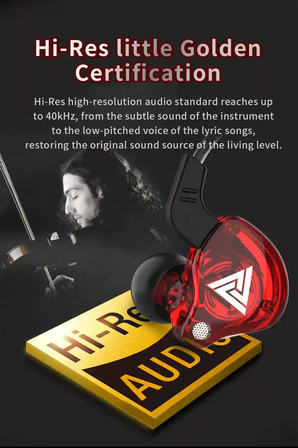 Wired In-Ear Earphones with HiFi Bass and Mic - AK6 Series Tidesmit