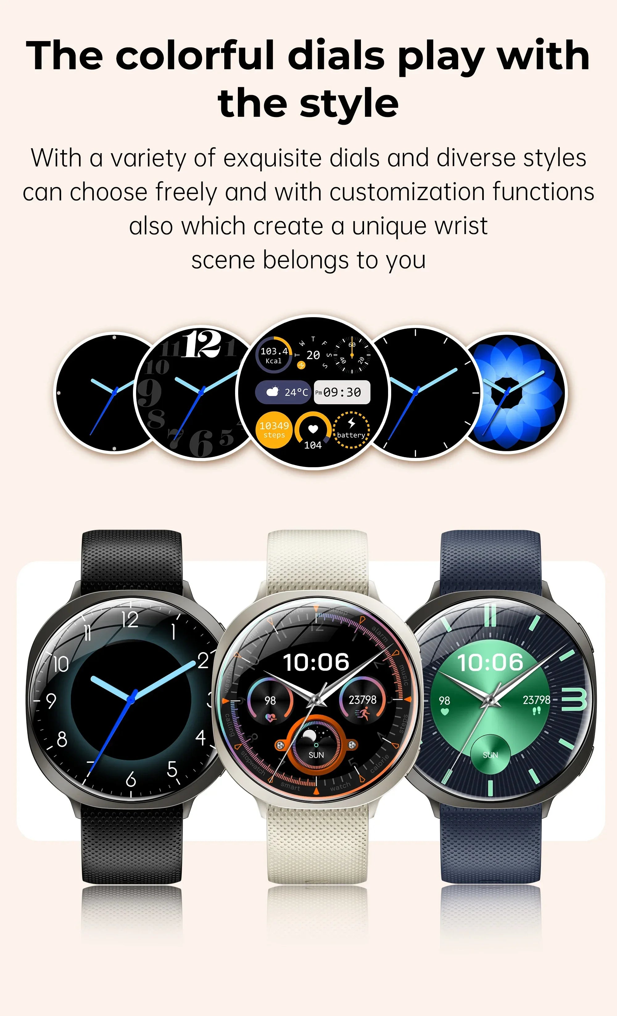 2026 New SmartWatch 5.93mm Thin HD Display Answer Make Call Message Sport Fitness Bracelet IP68 Waterproof Clock for Women Men