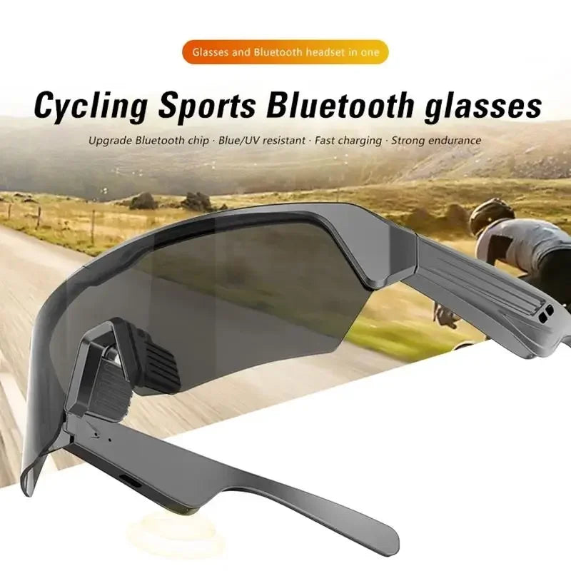 Tidesmit Bluetooth Cycling Glasses with Spatial Audio - Black Tidesmit