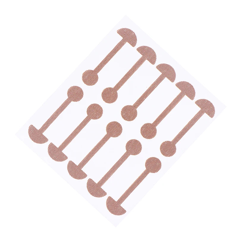 Invisible nude nose wing shrinking stickers on a sheet for narrowing and lifting the nose, face care beauty tool.