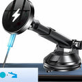 Magnetic Wireless Car Charger | Qi Certified 15W Fast Charge Black Black Tidesmit