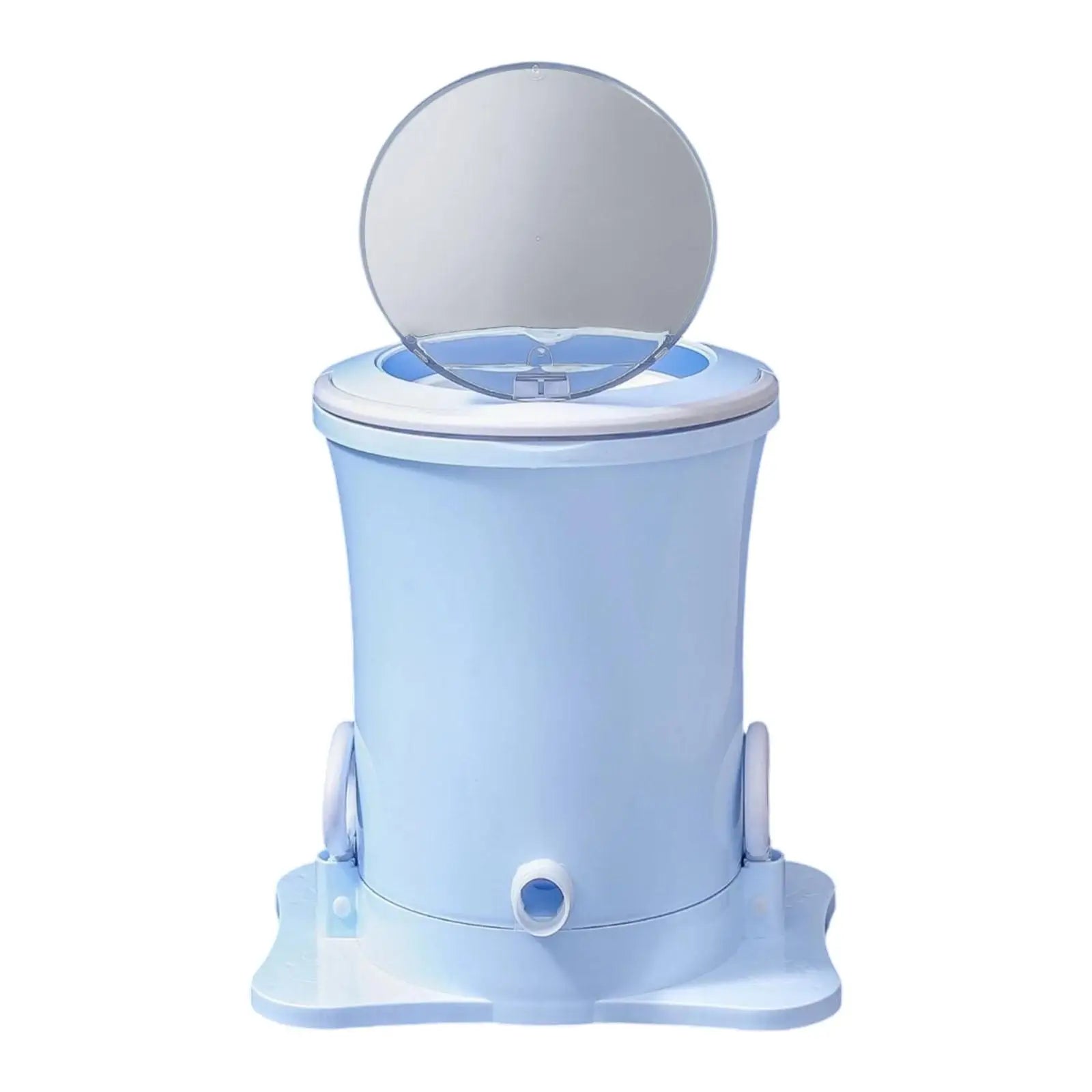 Tidesmit portable laundry dryer showing compact foldable design and internal heating vent for apartment travel use