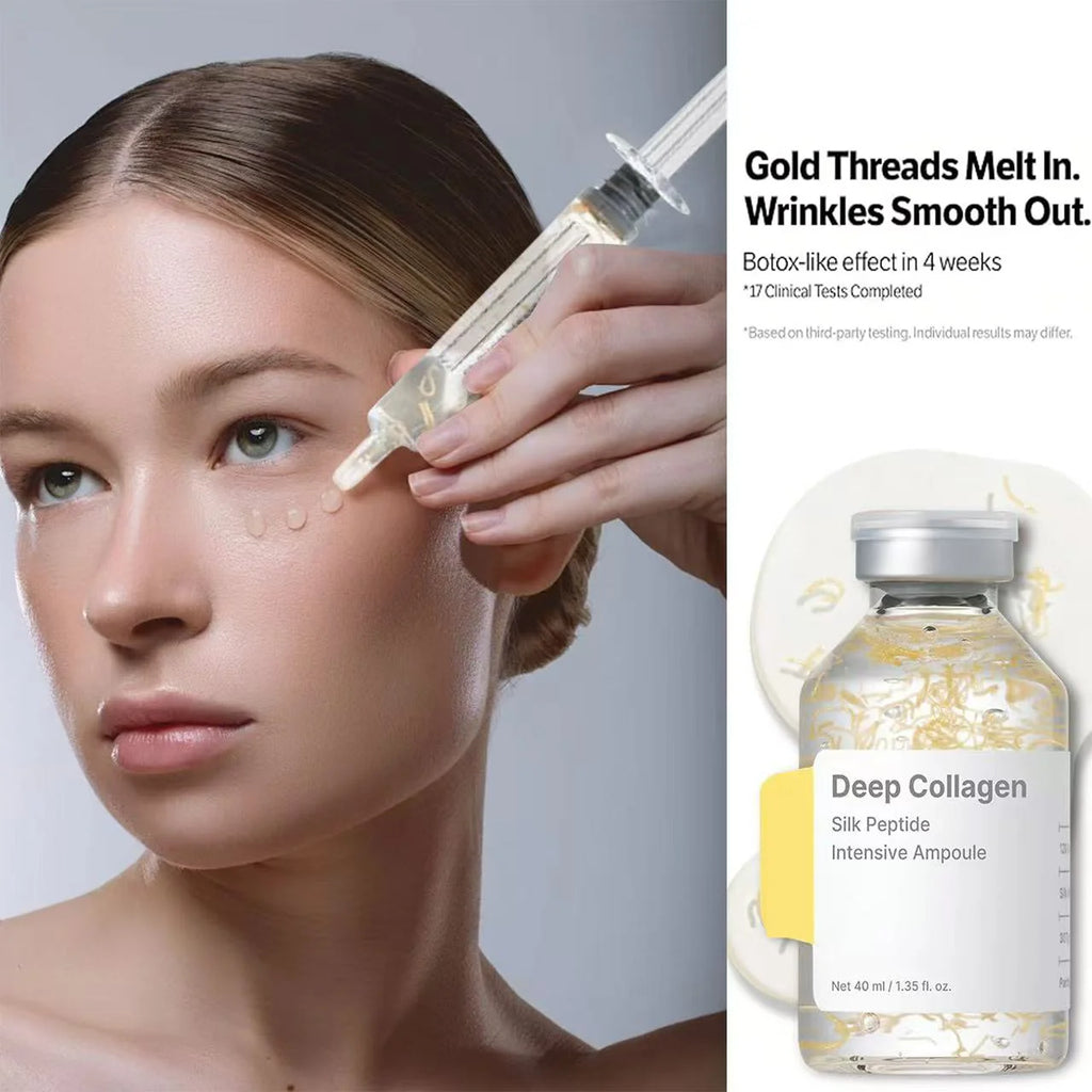 Tidesmit lifting intensif au peptide de soie serum anti-age avec collagene pour raffermir le visage vue de detail