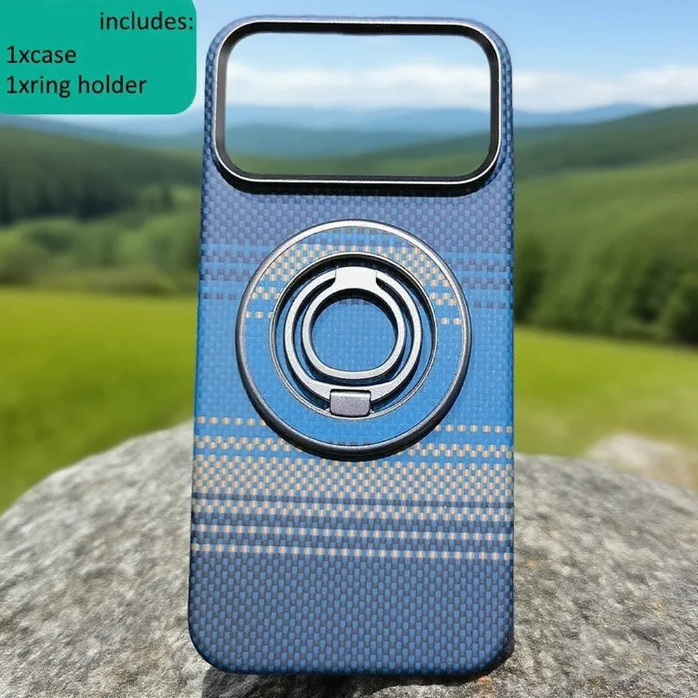 Aramid Fiber iPhone 17 Pro Max Case | Slim Military-Grade Cover moonrise-1 Tidesmit