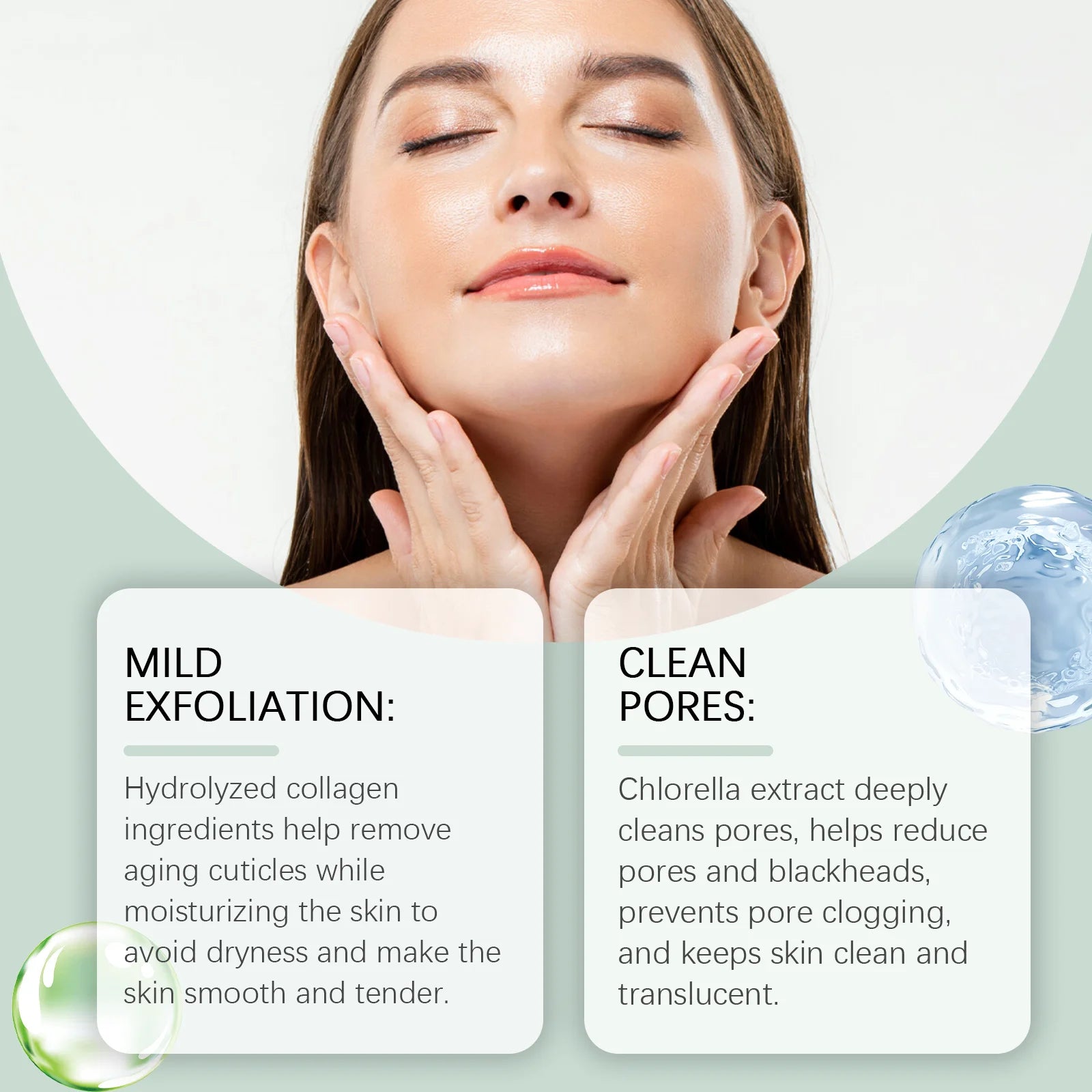 Exfoliating Peeling Gel for Dark Spots - Deep Pore Cleansing 50g Scrubs Treatments Tidesmit
