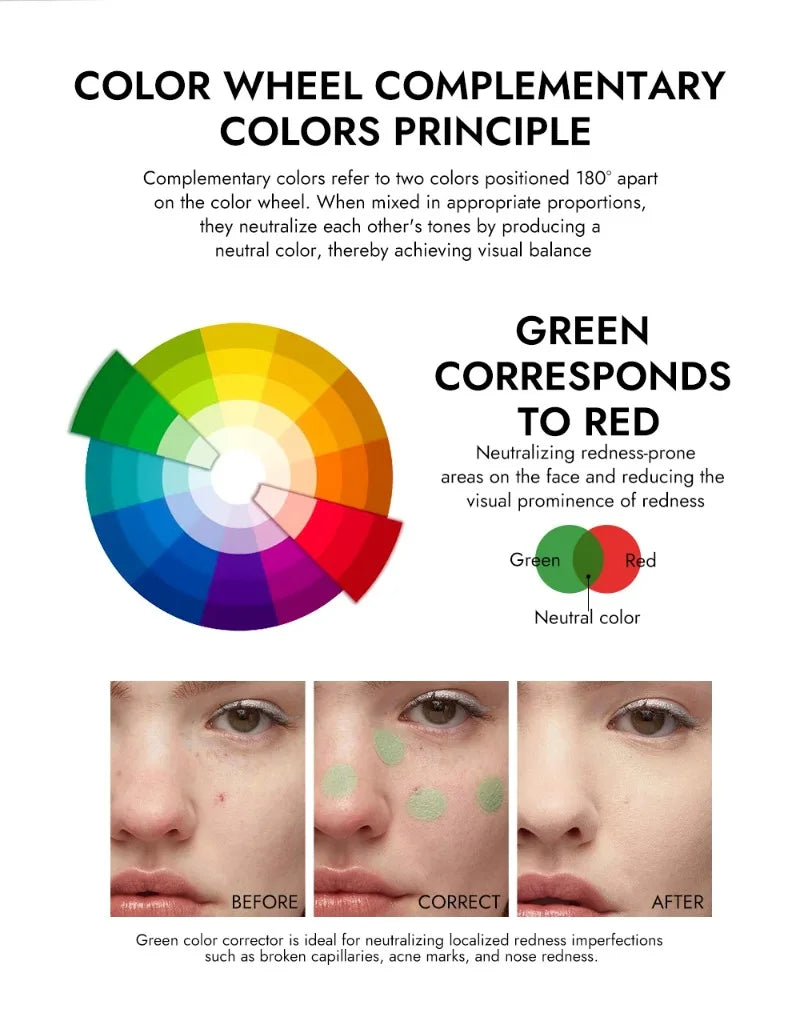 Tidesmit purple color correcting liquid concealer for brightening dull skin tones and covering dark circles