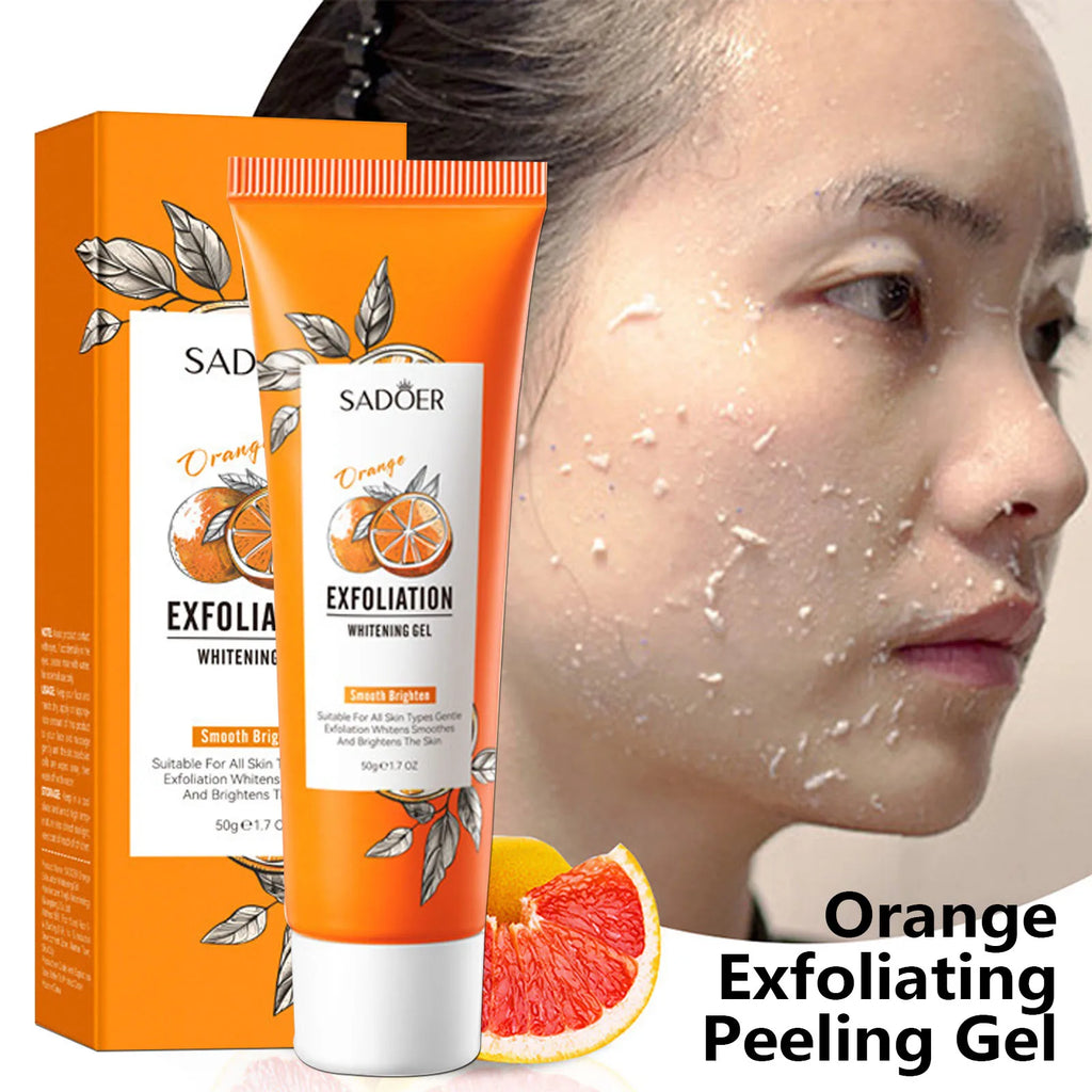 Orange Exfoliating Peeling Gel | Brightening Face Scrub | 50g Tidesmit Scrubs Treatments Tidesmit