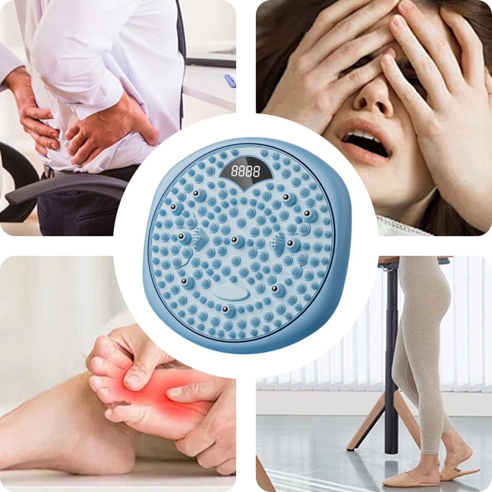 Waist Twisting Disc with Magnetic Foot Massage Therapy - Tidesmit Body Shaping Massage Equipment Tidesmit