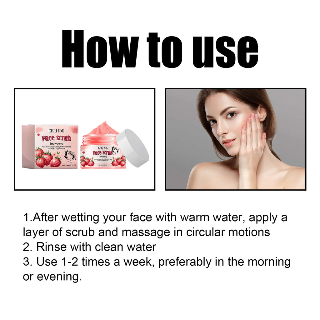 Facial Scrub for Dead Skin Removal - Salon-Quality Pore Tightening Exfoliator Scrubs Treatments Tidesmit