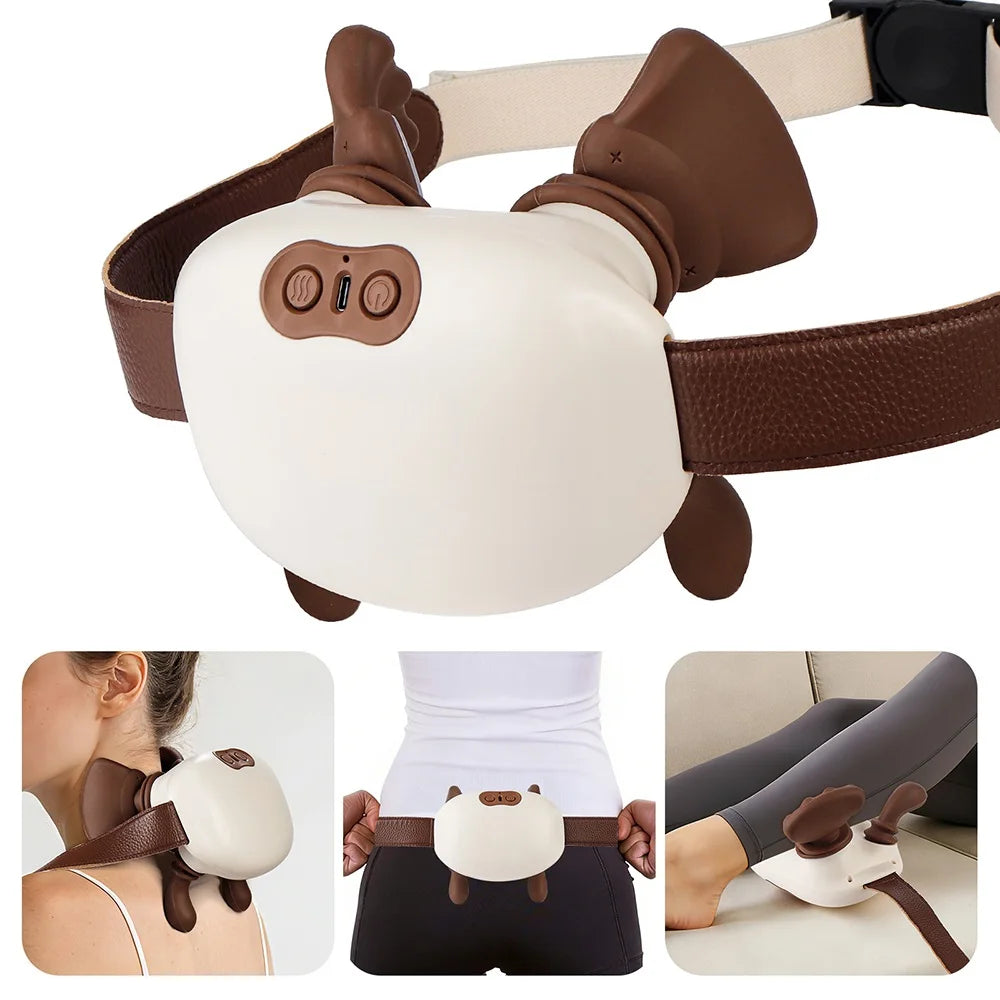 Neck and Shoulder Massager with 4D Kneading for Targeted Pain Relief Relaxation Treatment Tidesmit