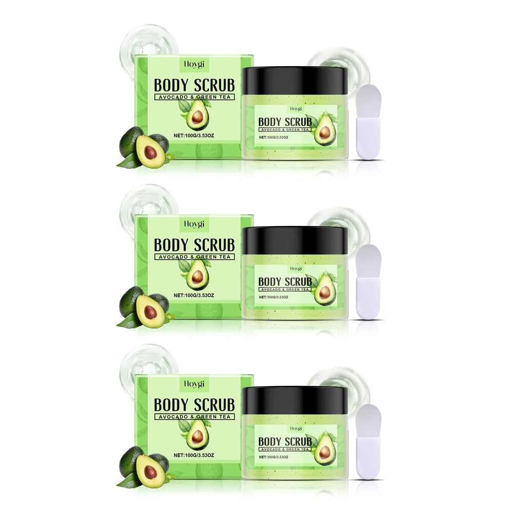 Matcha Body Scrub - Gentle Exfoliating Pore Cleanser (100g) Scrubs Treatments 3 x 100g Boxed Tidesmit