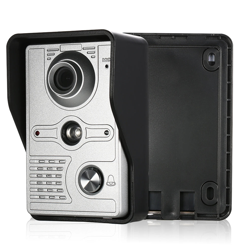 7 inch Wired Video Doorbell Indoor Monitor IR-CUT Outdoor Camera Visual Intercom Two-way Audio Remote Unlock Video Door Phone