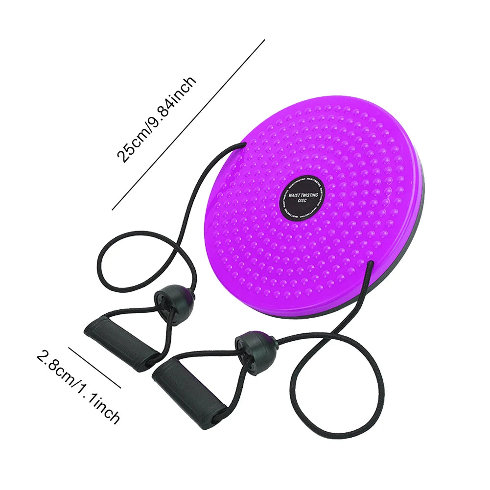 Waist Twisting Disc with Handles - Portable Full Body Toning Tool Body Shaping Massage Equipment Tidesmit