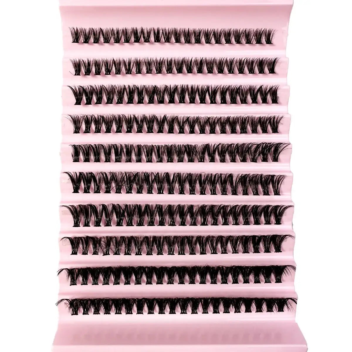 Faux Mink Eyelashes 540Cluster C Curled 9-16mm Mixed Natural Eyelash Extension 3D Russian Strip Personal Eyelash Makeup Tool False Eyelashes D 0.07mm|MIX Tidesmit