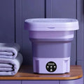 Tidesmit 8L foldable portable washing machine with spin dryer for delicate baby clothes and underwear