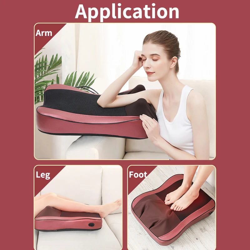 Full Body Electric Massager with Deep Tissue Heat Therapy by Tidesmit Body Shaping Massage Equipment Tidesmit