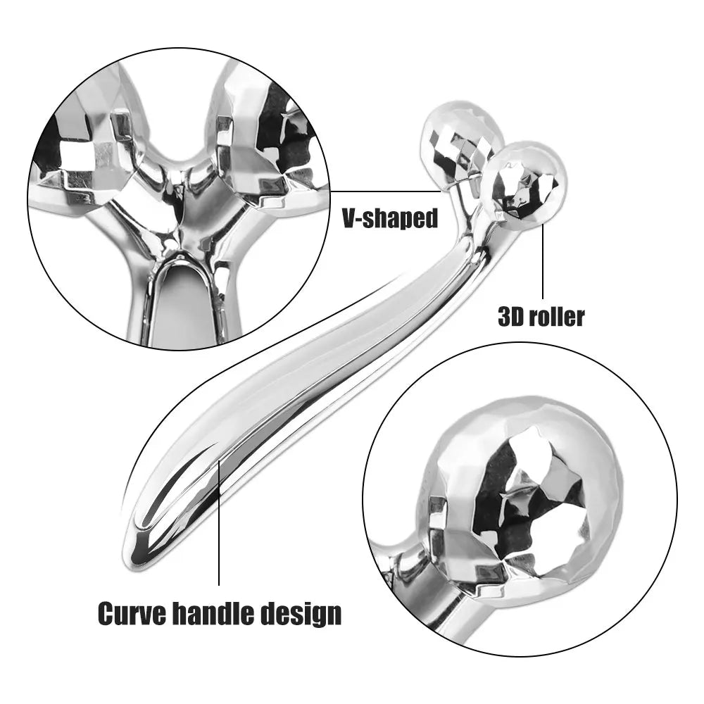 3D Face Roller Massager for Skin Lifting and V-Shape Face Contouring Body Shaping Massage Equipment Tidesmit