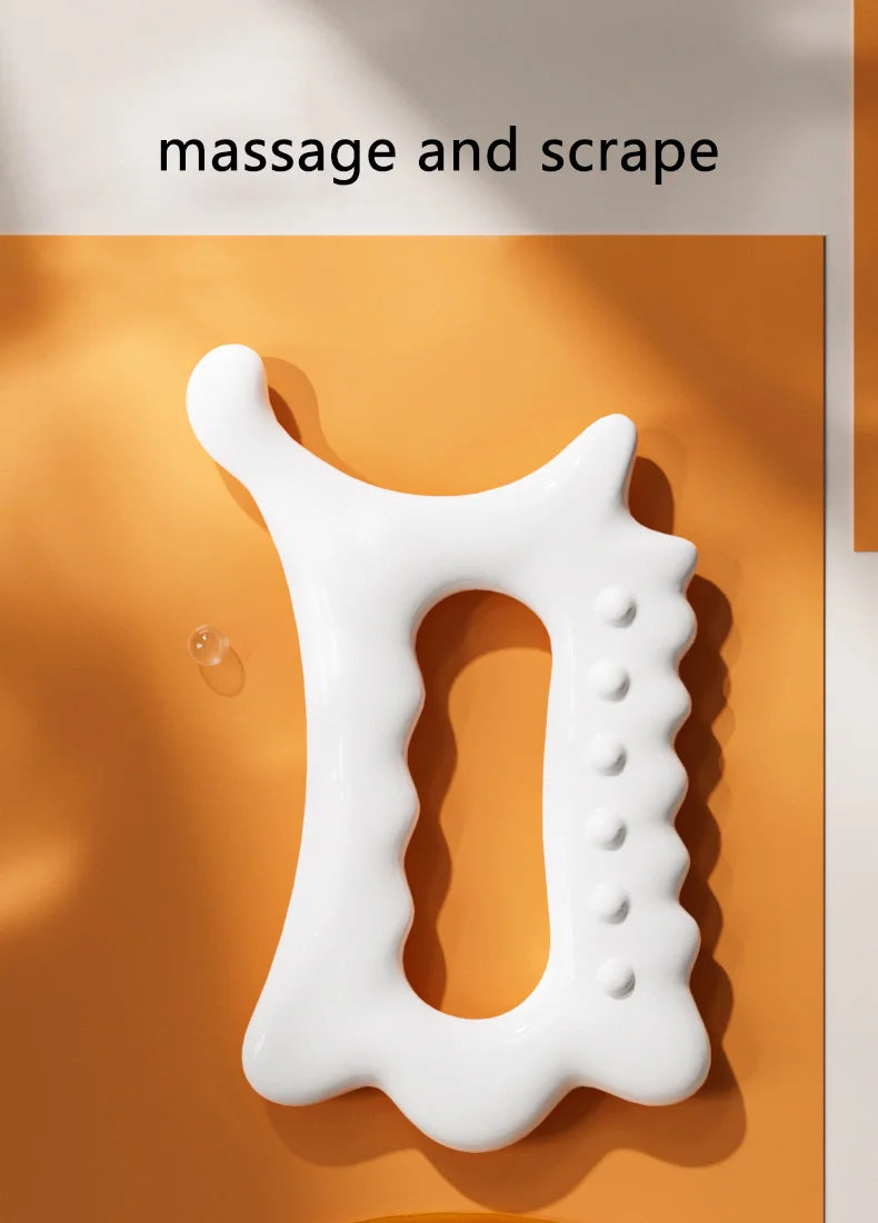 Gua Sha Body Massage Tool - Static Free Resin for Muscle Recovery Body Shaping Massage Equipment Tidesmit