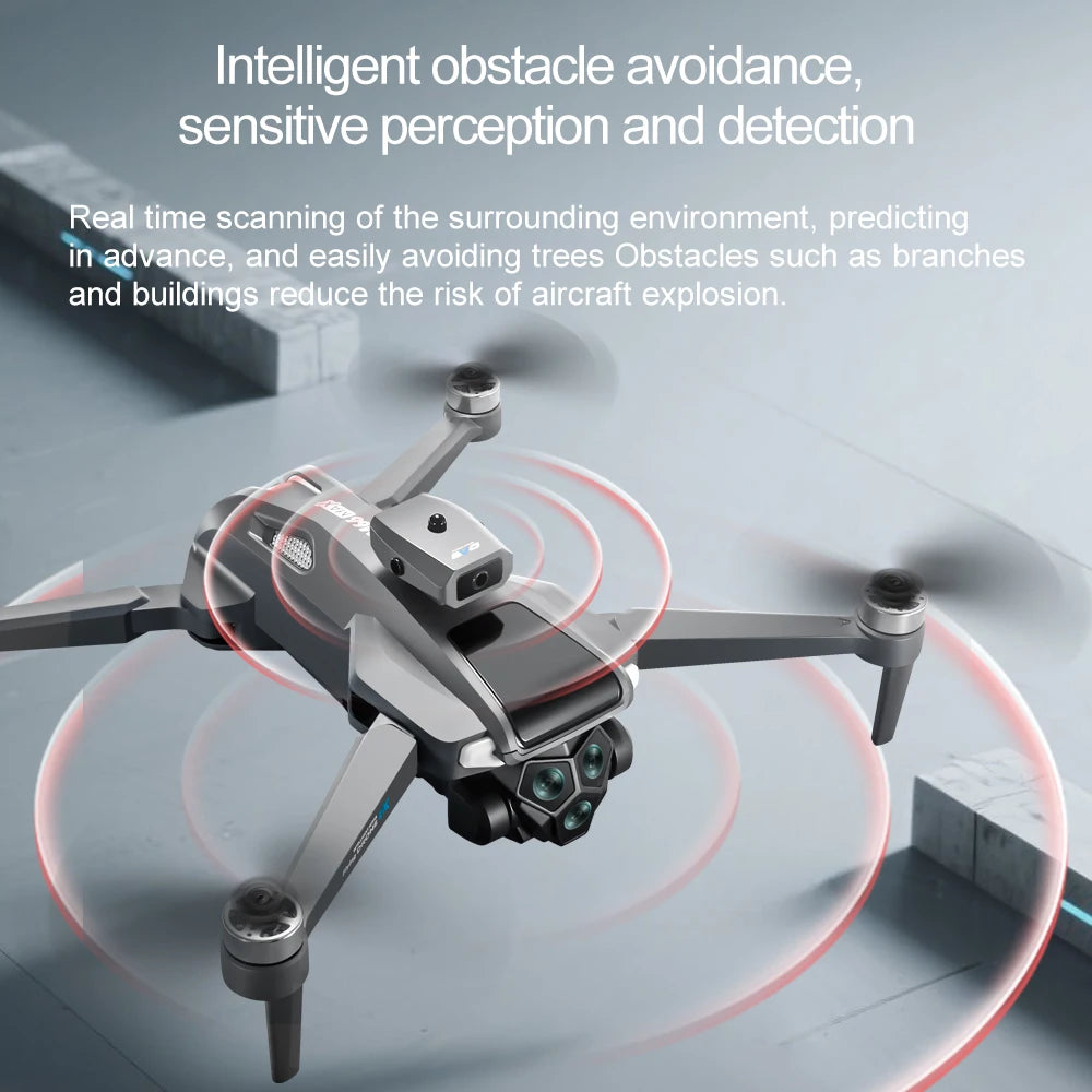 4K Camera Drone with Screen Remote & Triple Battery - M66-1 Tidesmit