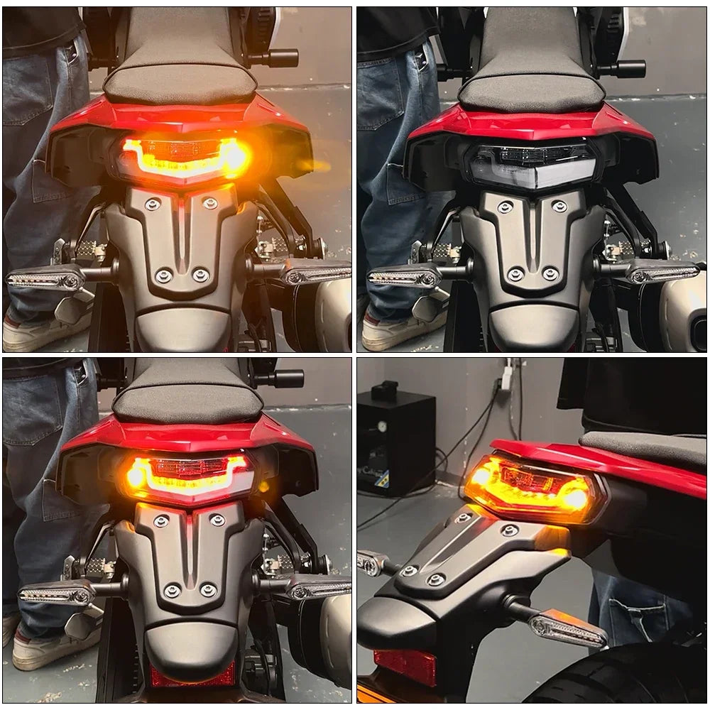 Tenere 700/Rally Motorcycle LED Tail Light For YAMAHA XTZ700 World Raid T7 Rear Brake Stop Lamp Integrated Turn Signal Flasher