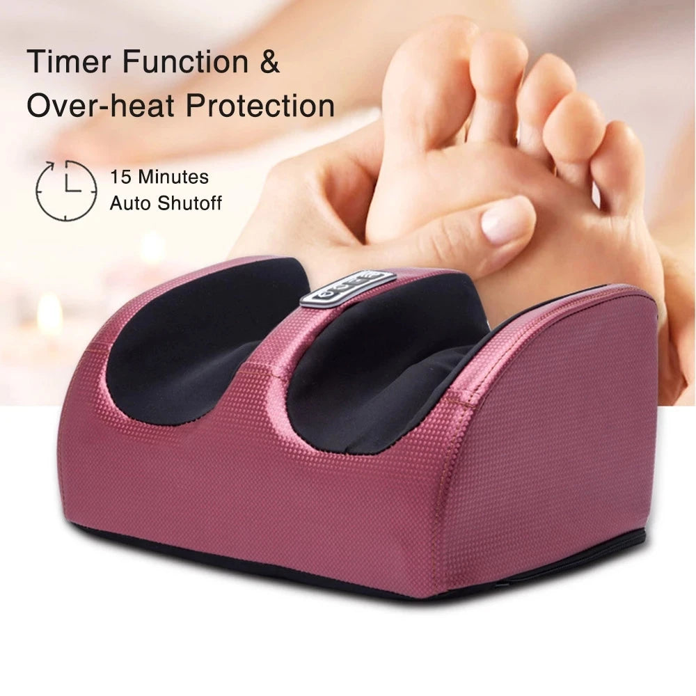 Electric Foot Massager with Heat Therapy - Deep Tissue Muscle Relief Body Shaping Massage Equipment Tidesmit