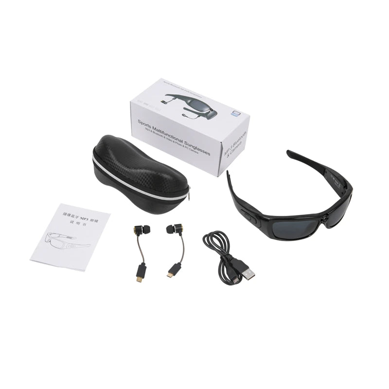AI Smart Glasses with Camera and Audio - 64GB Mixed Reality Headset Tidesmit