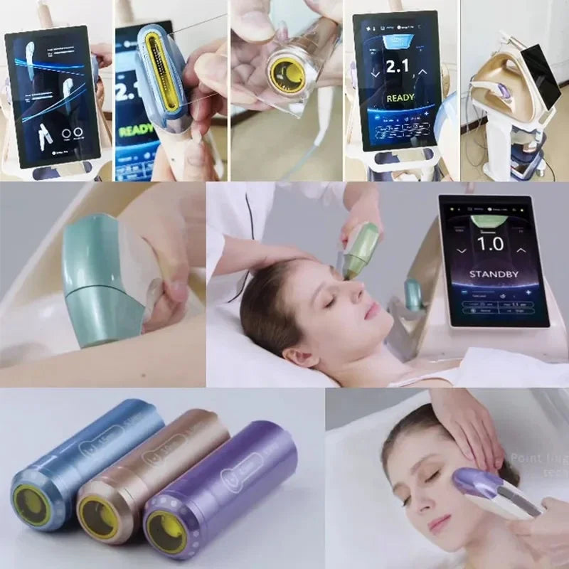 12D HIFU Machine for Skin Tightening and Slimming with 10 Cartridges Back Massage Instrument Tidesmit