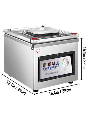 SucceBuy DZ-260C Chamber Vacuum Sealer Kitchen Food Packing Sealing Machine 110V Packaging for Food Saver Home Commercial Using