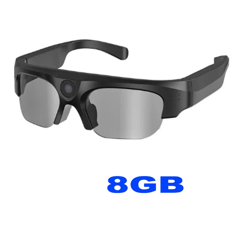 Smart Audio Sunglasses with Camera: Wireless Bluetooth VR Glasses 8GB Tidesmit