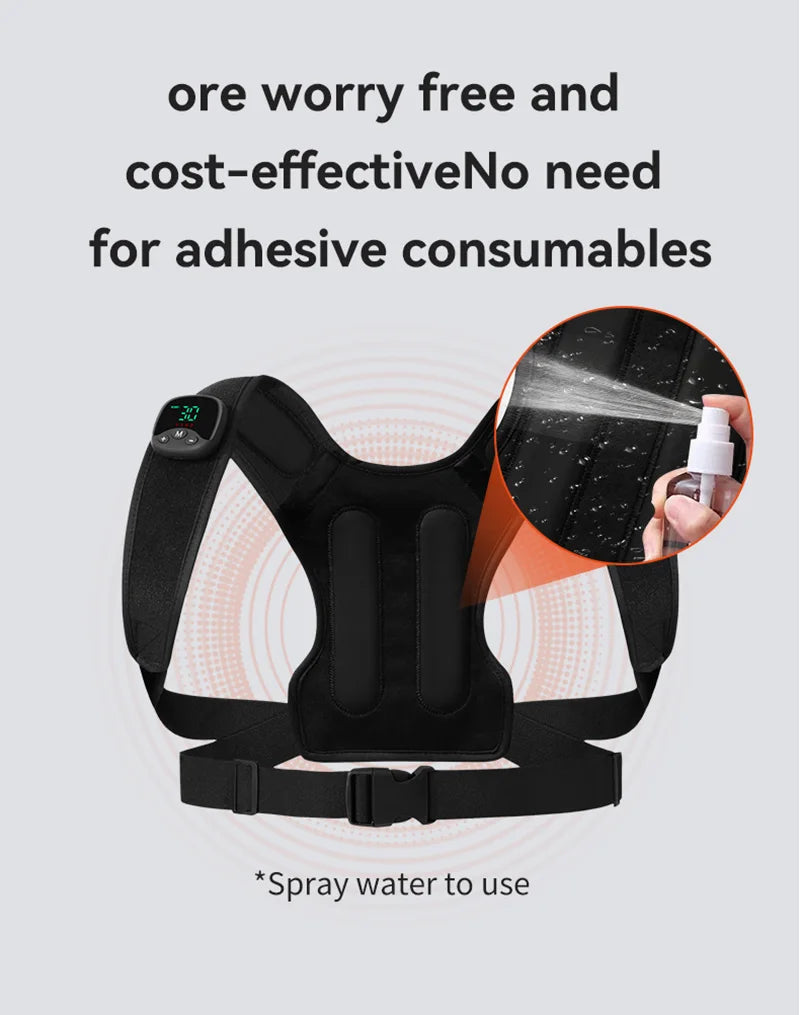 Electric Back Massager with Heat Therapy - Rechargeable Muscle Relief Back Massage Instrument Tidesmit