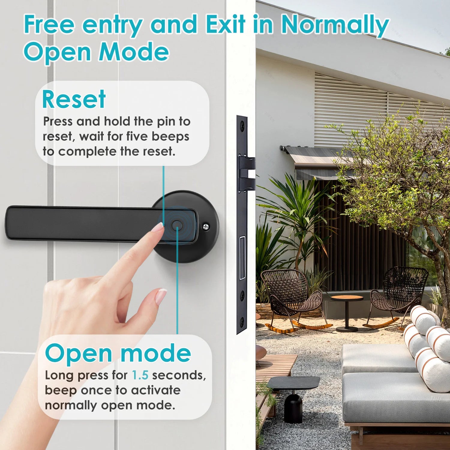 Tuya Smart Bluetooth Door Lock Biometric Electronic Lock Home Kit Smart Home Automation Home Protection Smart Life Control