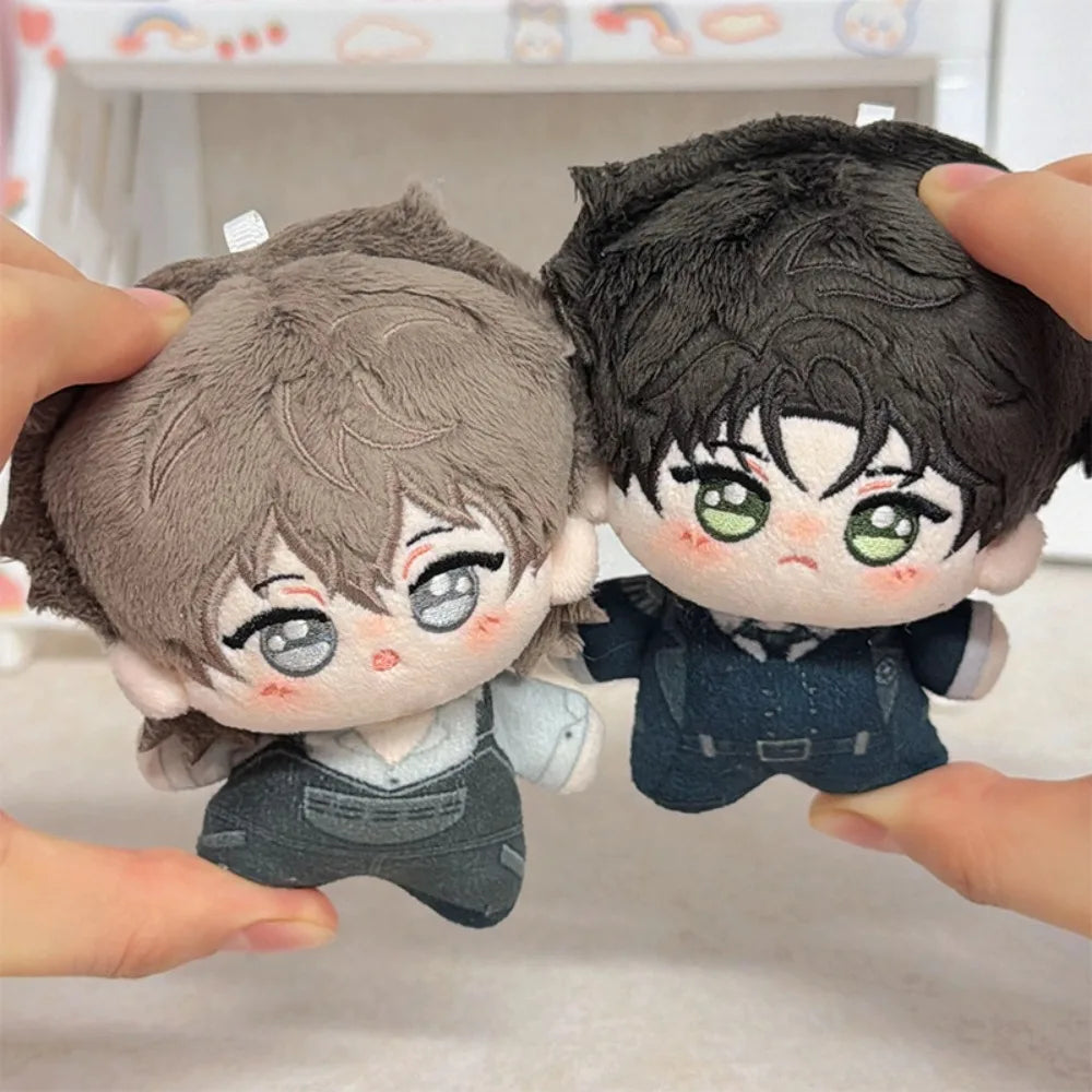 10cm Kawaii Game Anime The Little Mushroom Character An Zhe Lu Feng Stuffed Plush Toy Figure Keychain Doll Pendant Birthday Gift