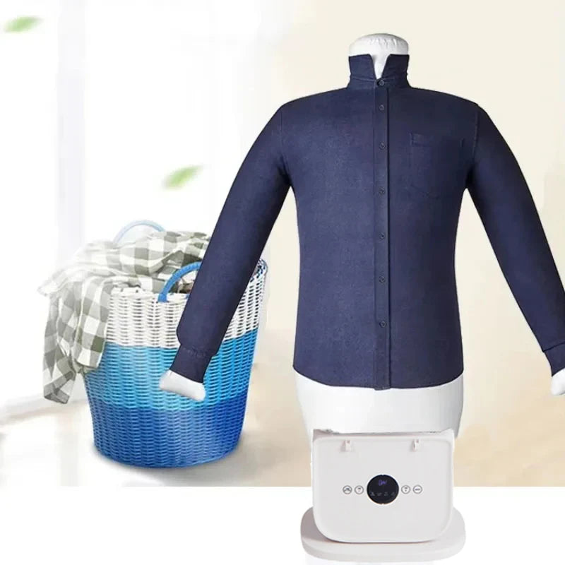 Tidesmit portable foldable electric steam clothes and shoe dryer for efficient laundry care, side angle view.