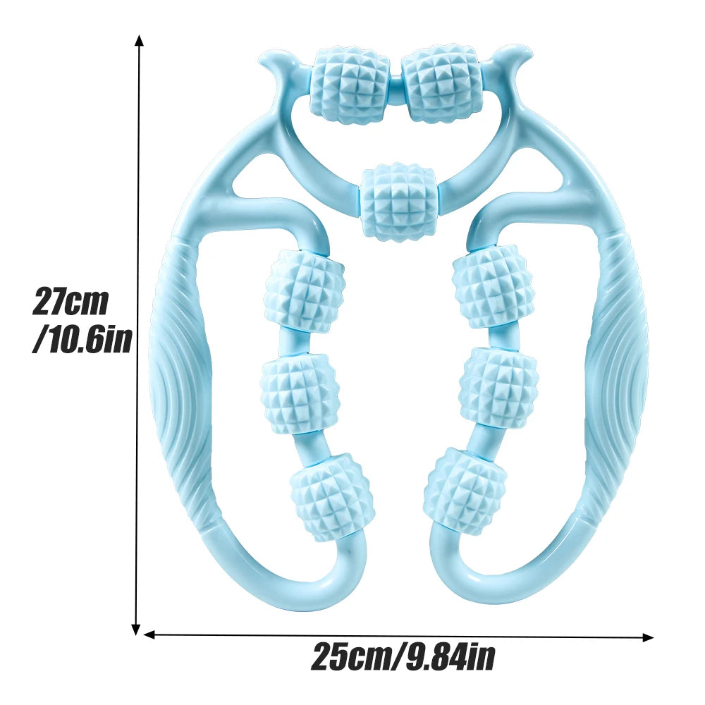 Muscle Massage Roller for Neck and Leg – Deep Tissue Recovery Tool Relaxation Treatment Tidesmit