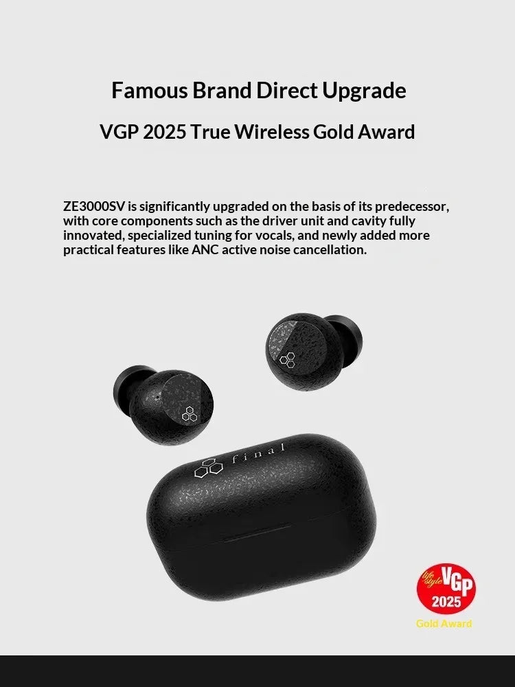 Tidesmit ZE3000 Wireless Earphones | 24-bit Lossless Bluetooth Audio Tidesmit