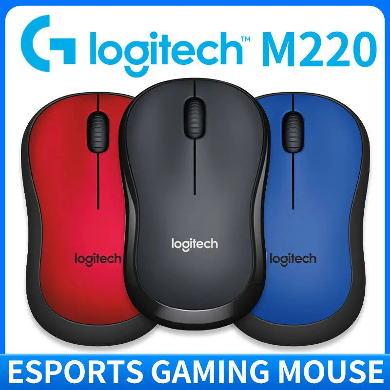 Logitech M220 Wireless Mouse Laptop Business Office Silent Portable Home Game Boys and Girls Super handy office mouse