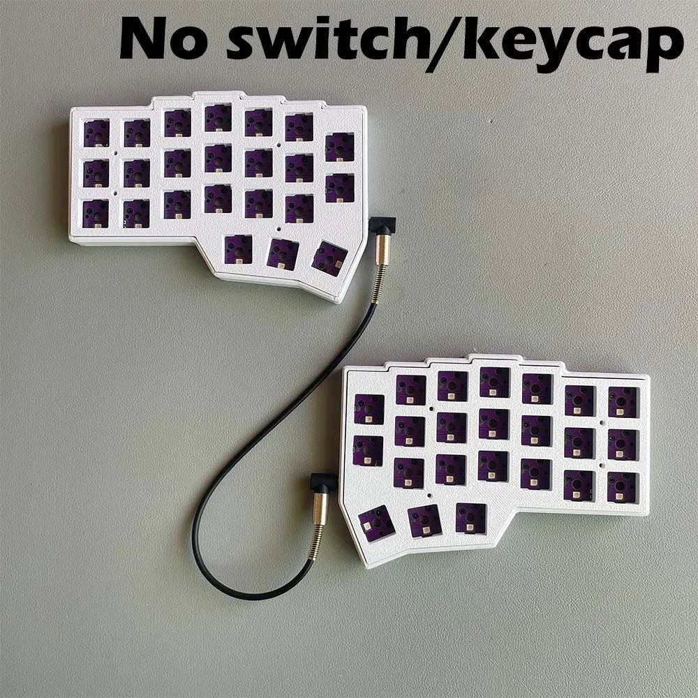 Corne V4.1 Split Ergonomics Hot-swappable MX Mechanical Keyboard Wired South RGB VIAL fully rogrammable