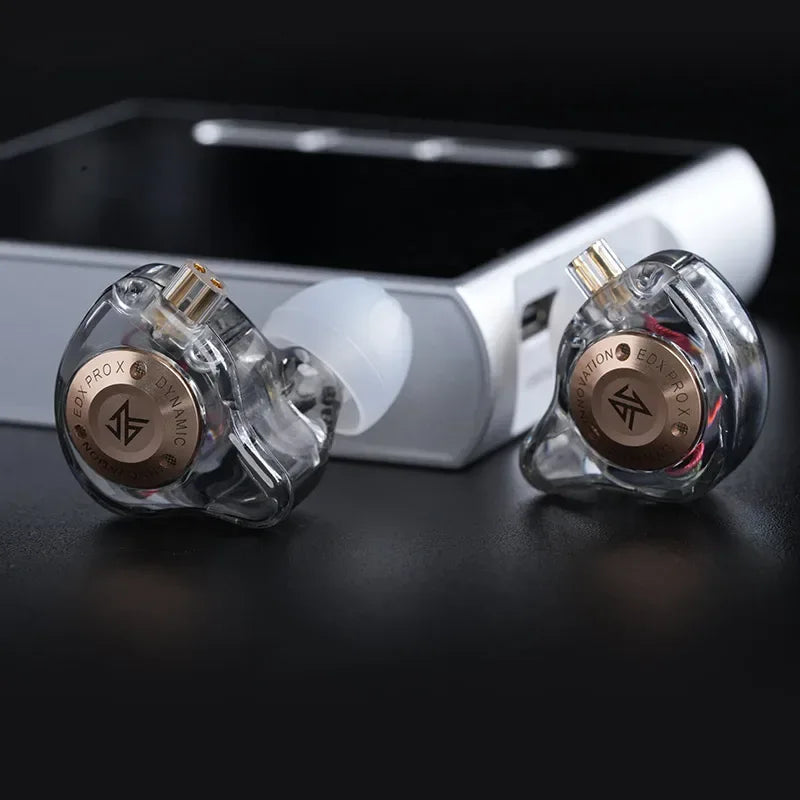 KZ EDX PRO X In Ear Dynamic Drive Earphone HIFI Bass Music Earbud Sport Noise Cancelling Headset ZSN ZST ZS10 pro x C12 CRA Tidesmit