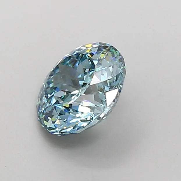 Portuguese Cut CVD Lab Diamond Fancy Vivid Blue VS1 Polish EX Excellent IGI Certified Loose Stone Premium Quality Rare Find