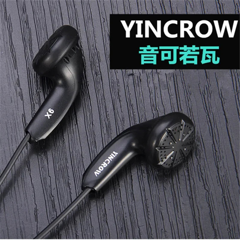 Wired HiFi Earbuds with Mic – Tidesmit Flat Head In-Ear Headphones Tidesmit