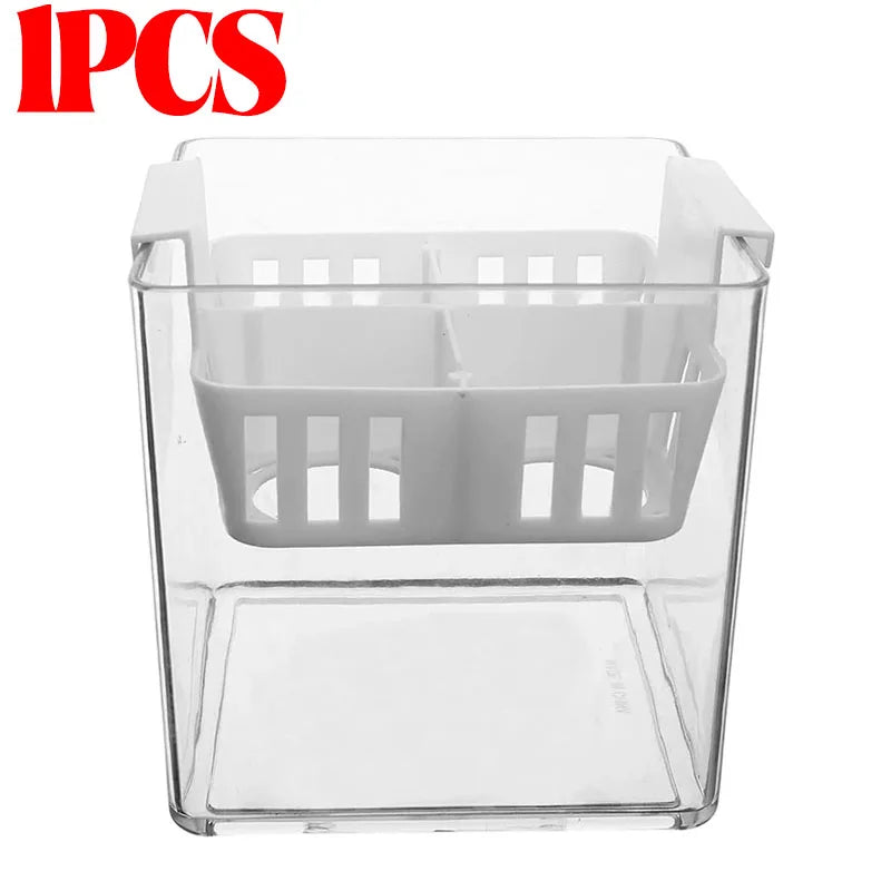 5/1PCS 4 Grids Flower Pot for Hydroponic Tulips Acrylic Breathable Hydroponic Containers for Indoor Gardening Planting Container