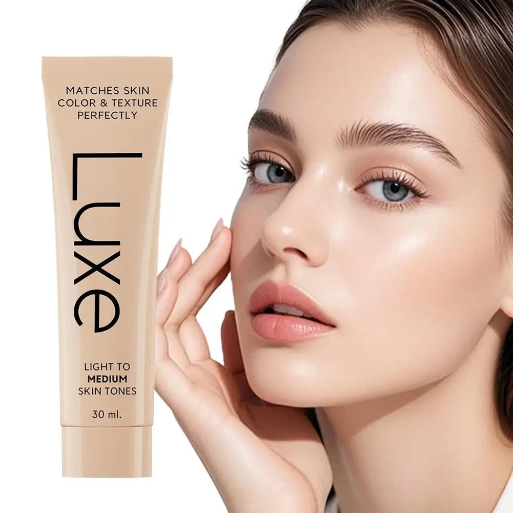 Tidesmit color changing waterproof foundation texture swatch for full coverage of acne scars and even skin tone